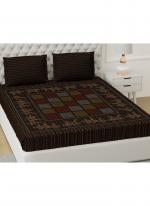 Cotton Brown   Printed Bedsheets( 108*108)